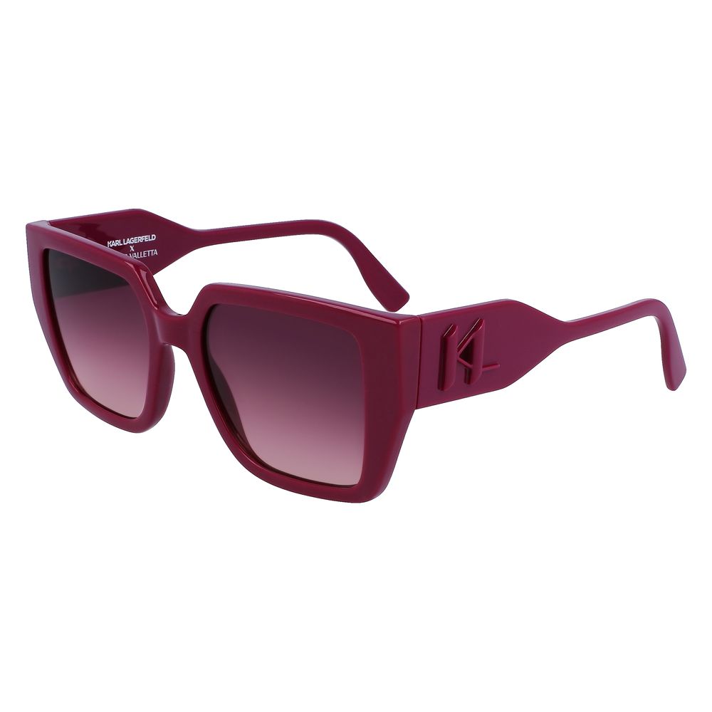 Дамски слънчеви очила Women’s sunglasses KARL LAGERFELD KL6098S501 Purple angled view