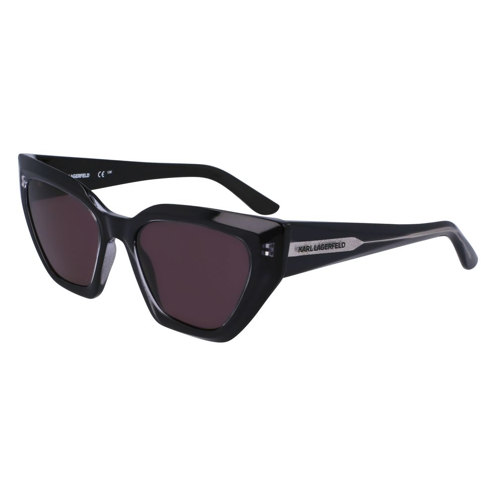 Дамски слънчеви очила Women’s sunglasses KARL LAGERFELD KL6145S001 Black angled view