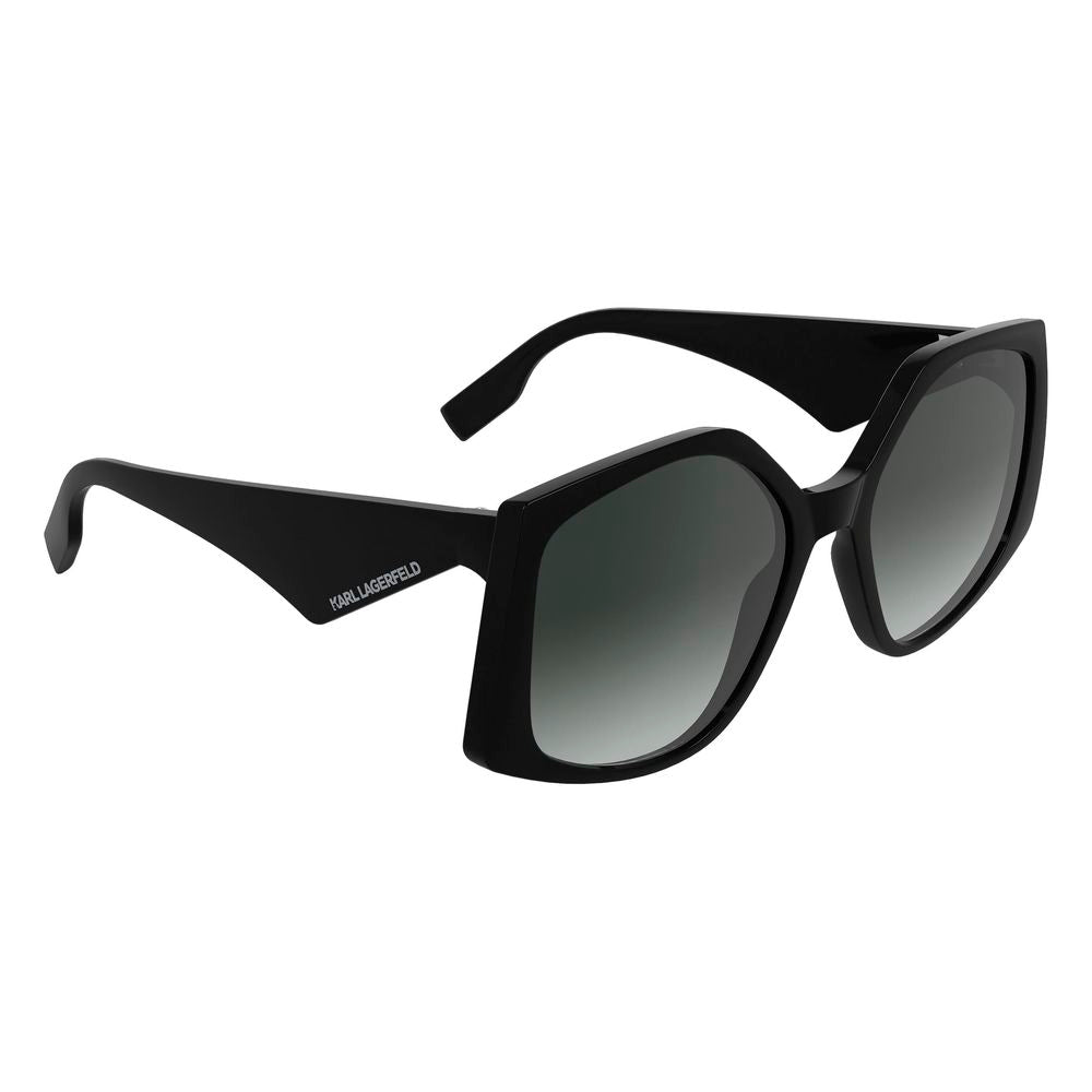 Дамски слънчеви очила Women’s sunglasses KARL LAGERFELD KL6208S1 Black angled view
