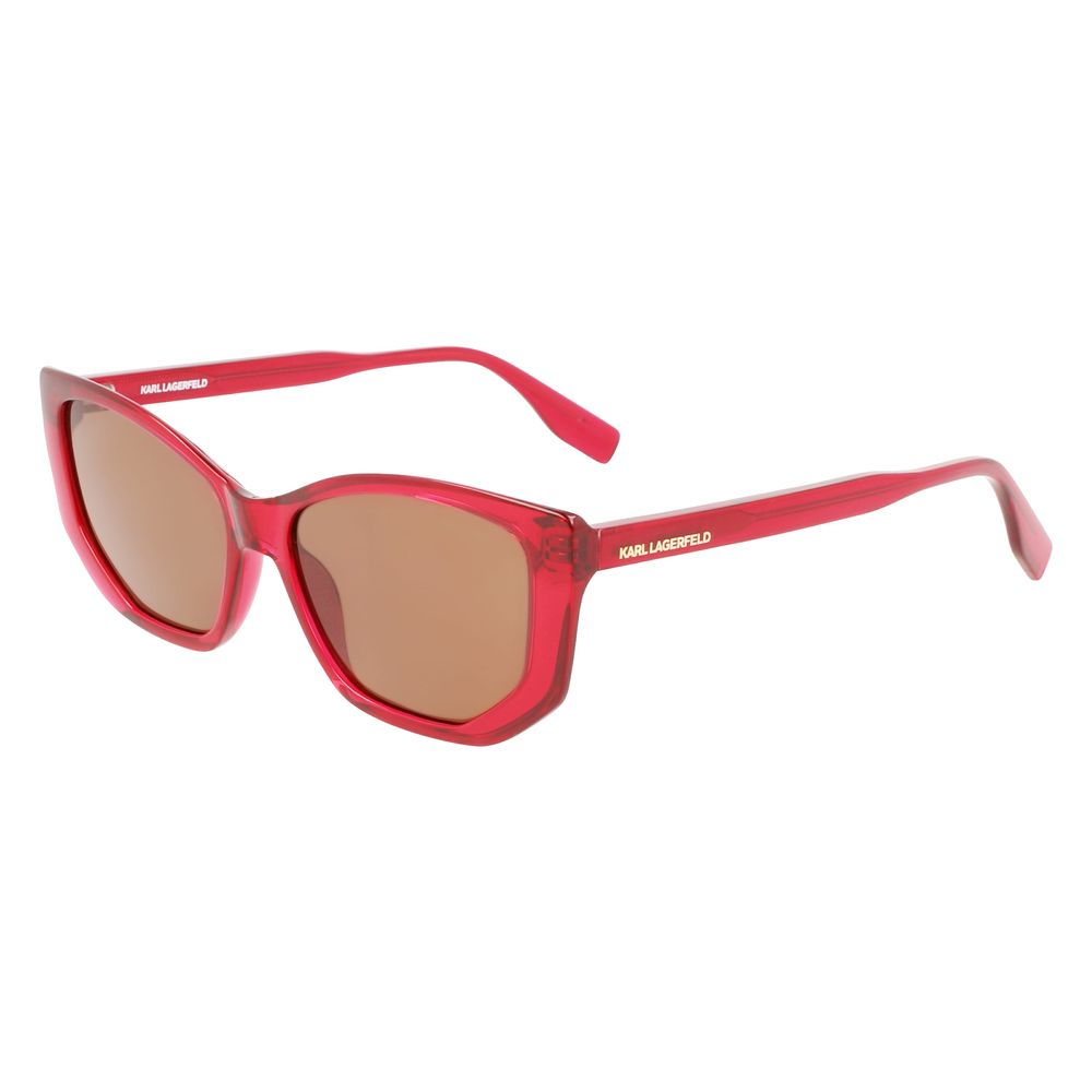 Дамски слънчеви очила Women’s sunglasses Karl Lagerfeld KL6071S628 Red angled view