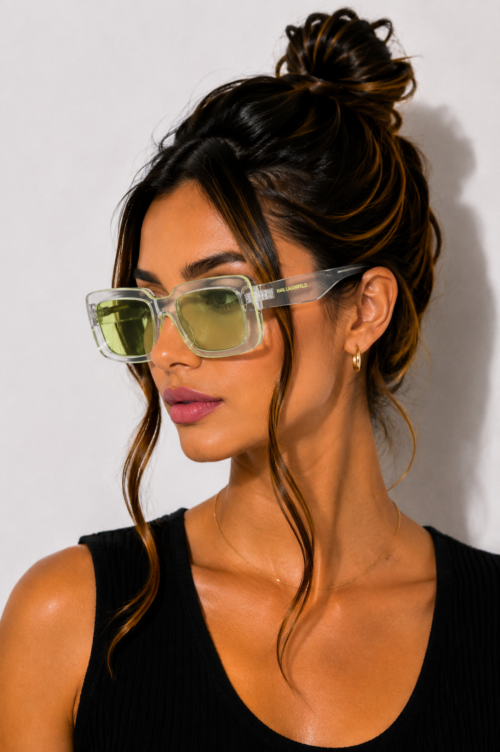 Дамски слънчеви очила Women’s sunglasses Karl Lagerfled KL6101S 970 Transparent