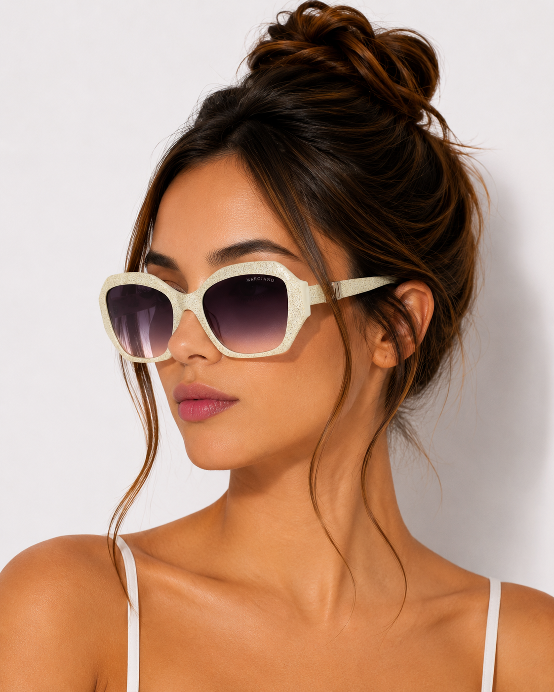 Дамски слънчеви очила Women’s sunglasses Marciano by Guess GM00007 25F White