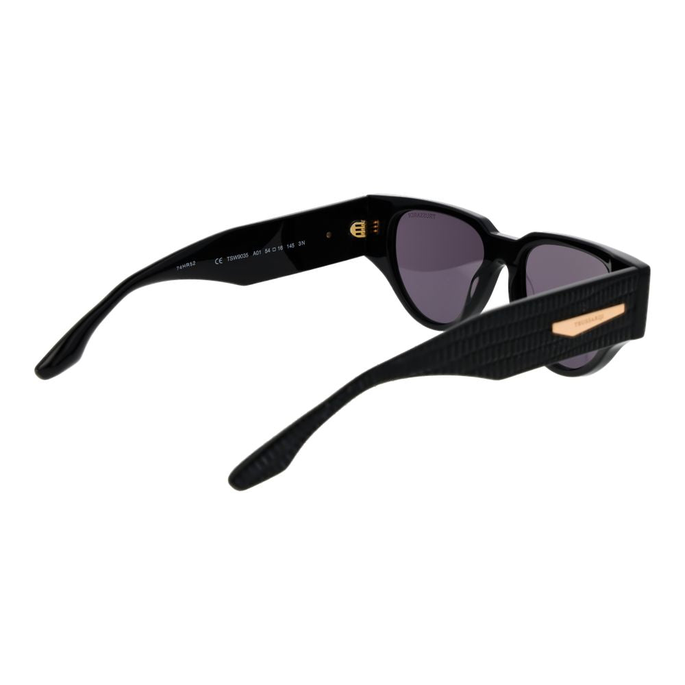 Дамски слънчеви очила Women’s sunglasses Trussardi TSW9035 A01 Black angled view