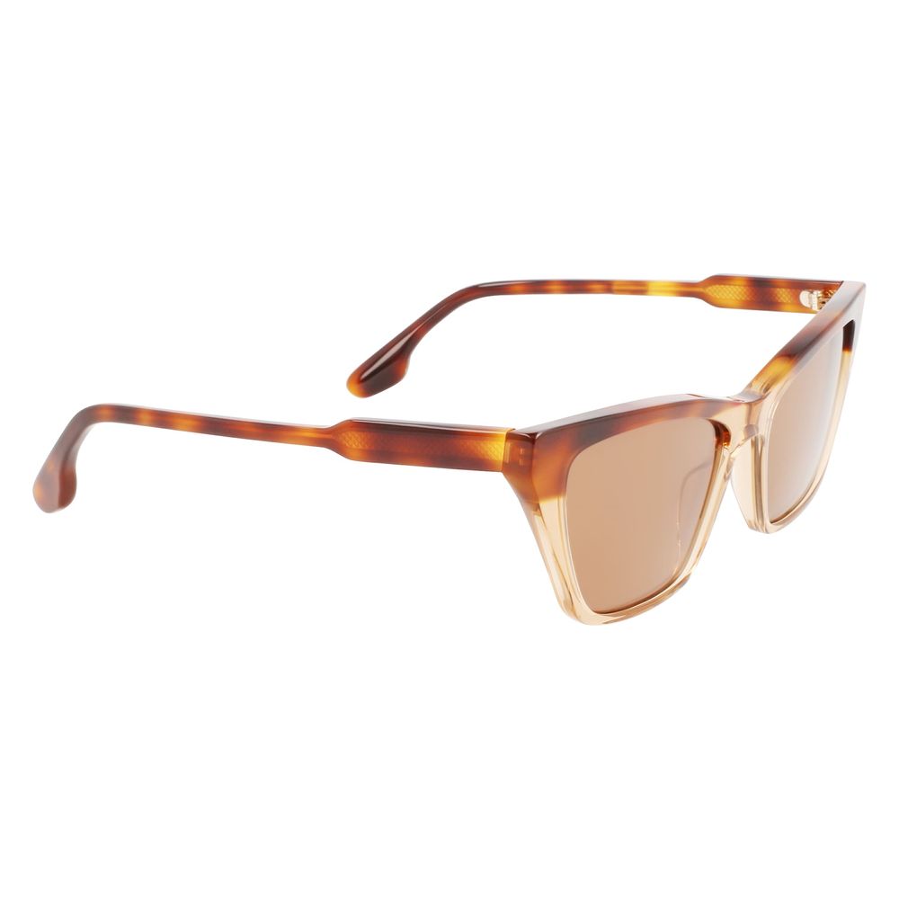 Дамски слънчеви очила Women’s sunglasses VICTORIA BECKHAM VB638S 218 Brown Havana angled view