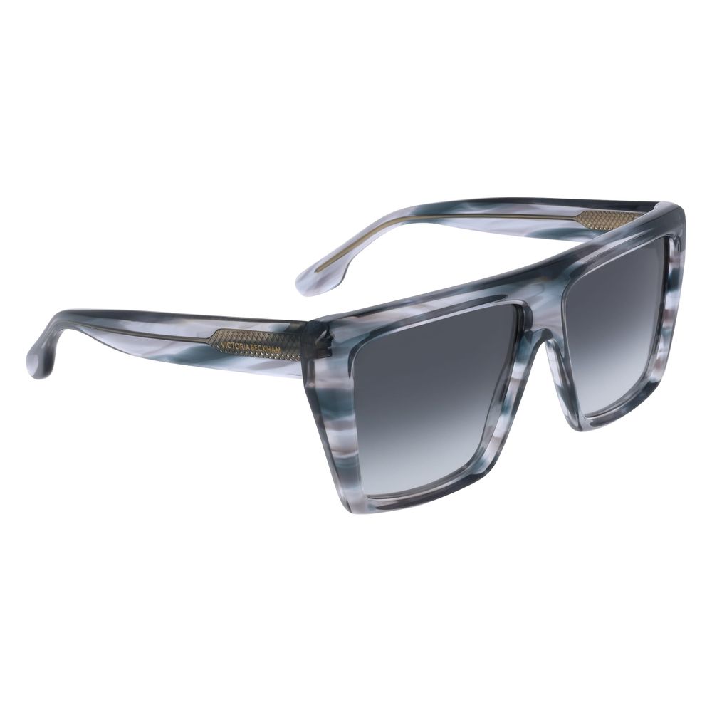 Дамски слънчеви очила Women’s sunglasses VICTORIA BECKHAM VB686S 035 Blue Marble / Smoke Gradient Lens angled view