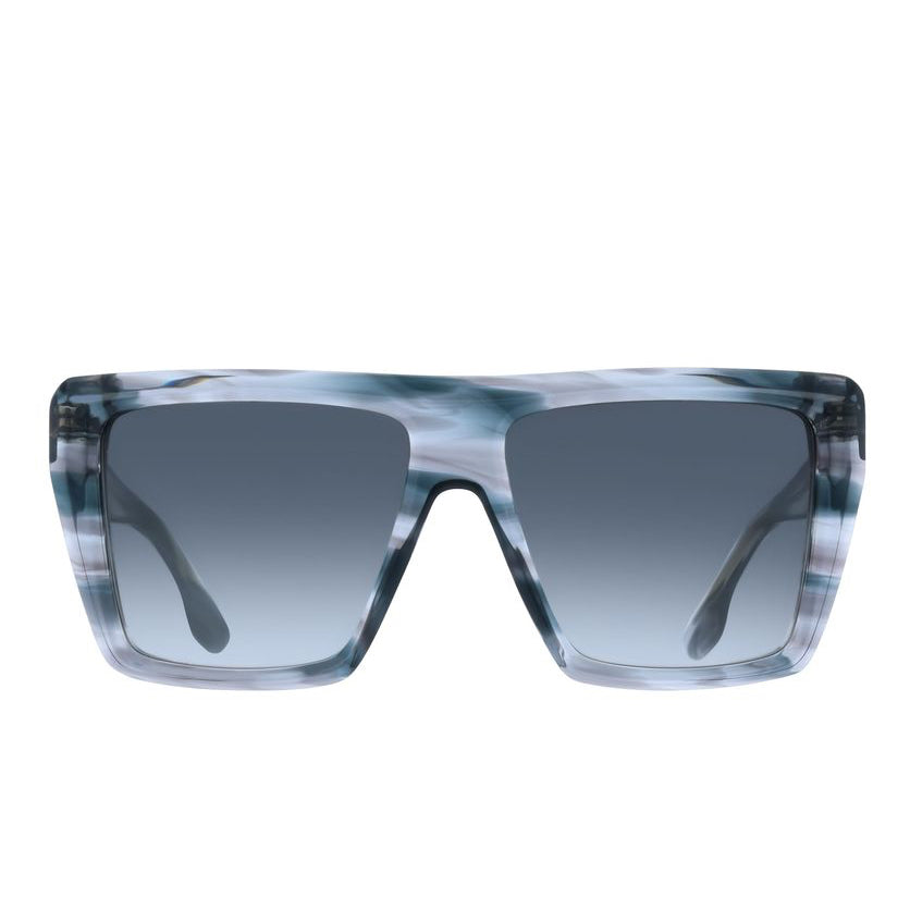 Дамски слънчеви очила Women’s sunglasses VICTORIA BECKHAM VB686S 035 Blue Marble / Smoke Gradient Lens front view
