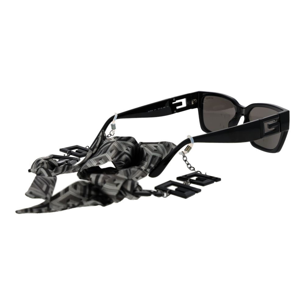 Дамски слънчеви очила Women’s sunglasses with strap Guess GU7916 01A Black angled view
