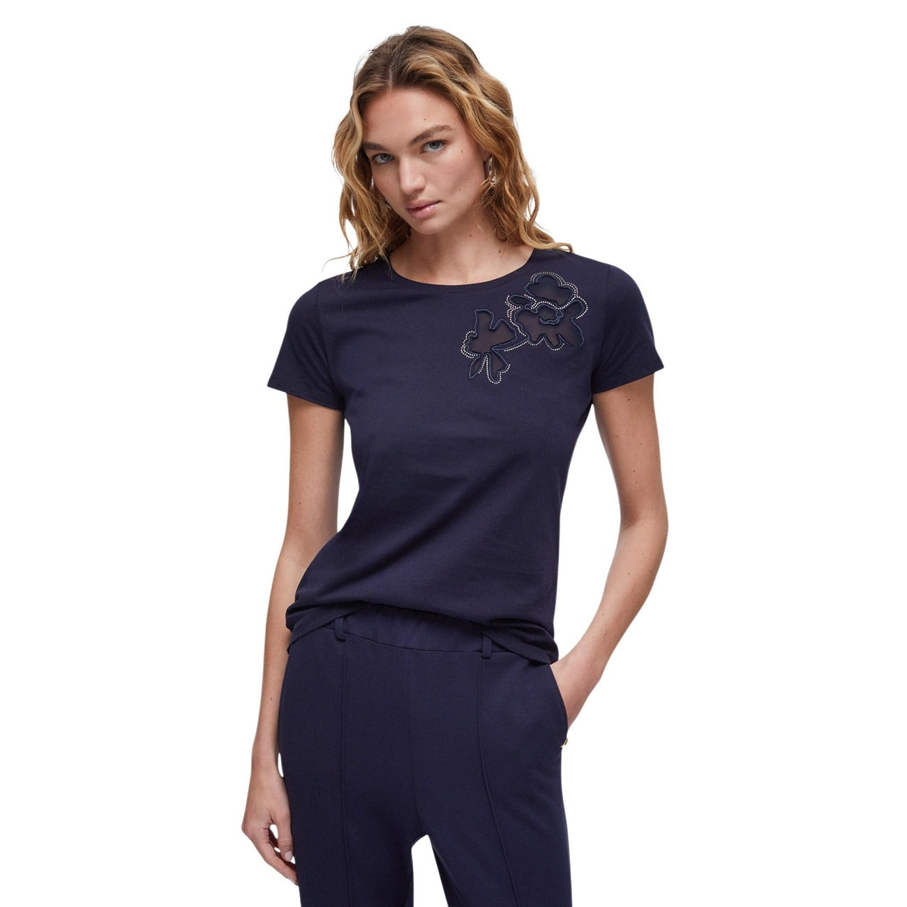 Дамска тениска Women’s t-shirt Liu Jo
TA6155 JS923 Dark Blue front view