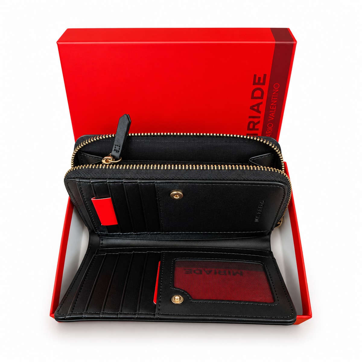 Women's wallet Valentino by Mario
VPS9P8281 EBE Black inside view