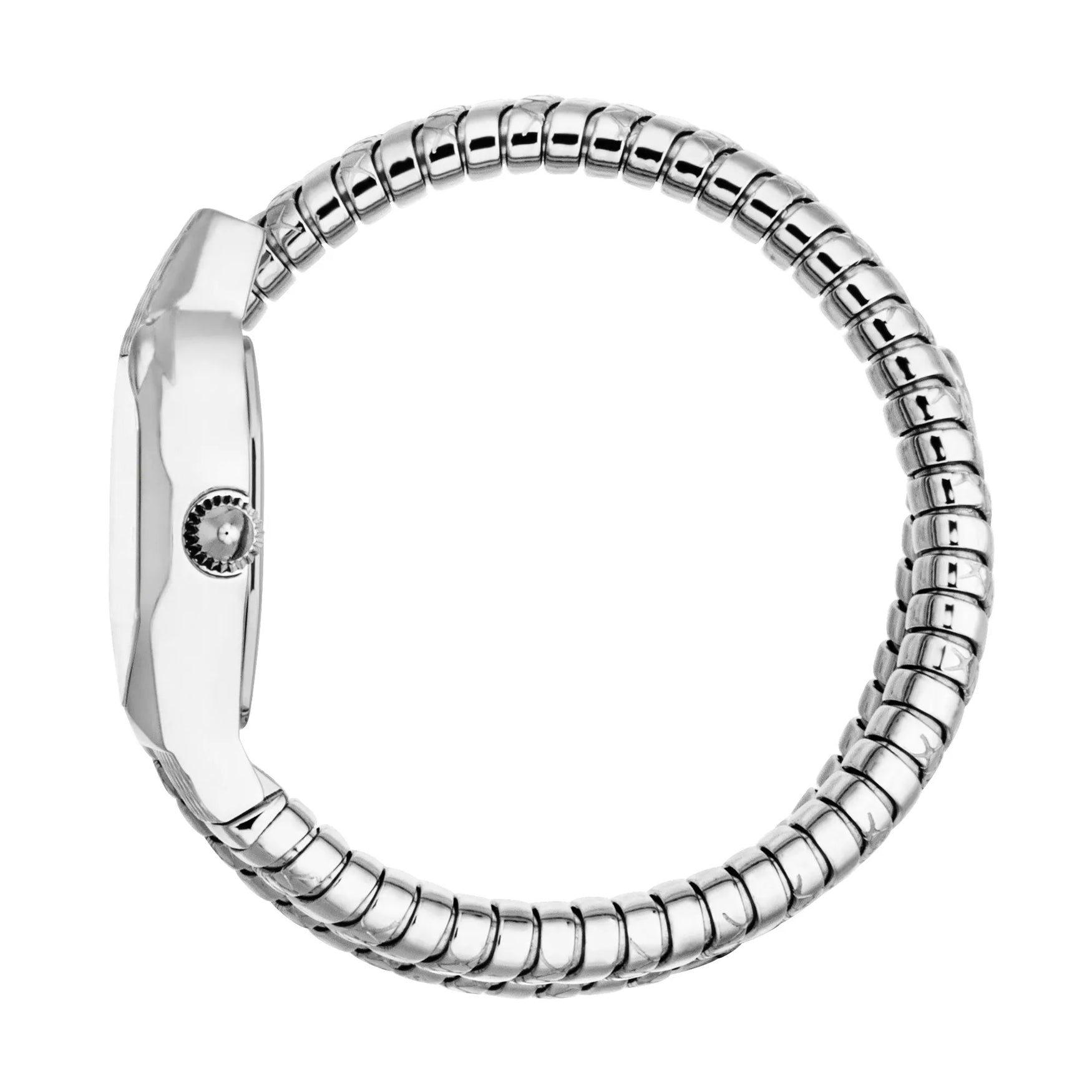 Дамски часовник Women’s watch Just Cavalli Signature Snake Aria JC1L369M0015 Silver side view