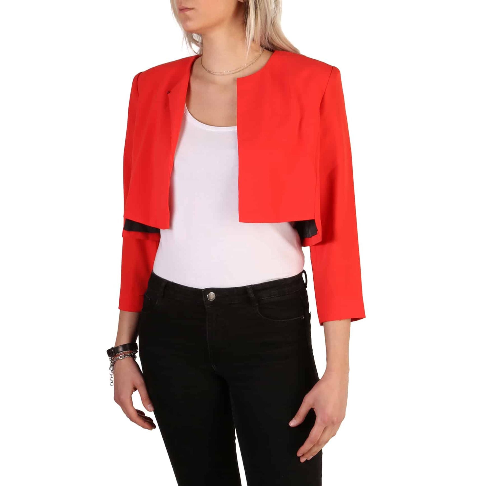 Дамско официално сако Women’s formal jacket Guess 82G220 8309Z FICR Red lifestyle view