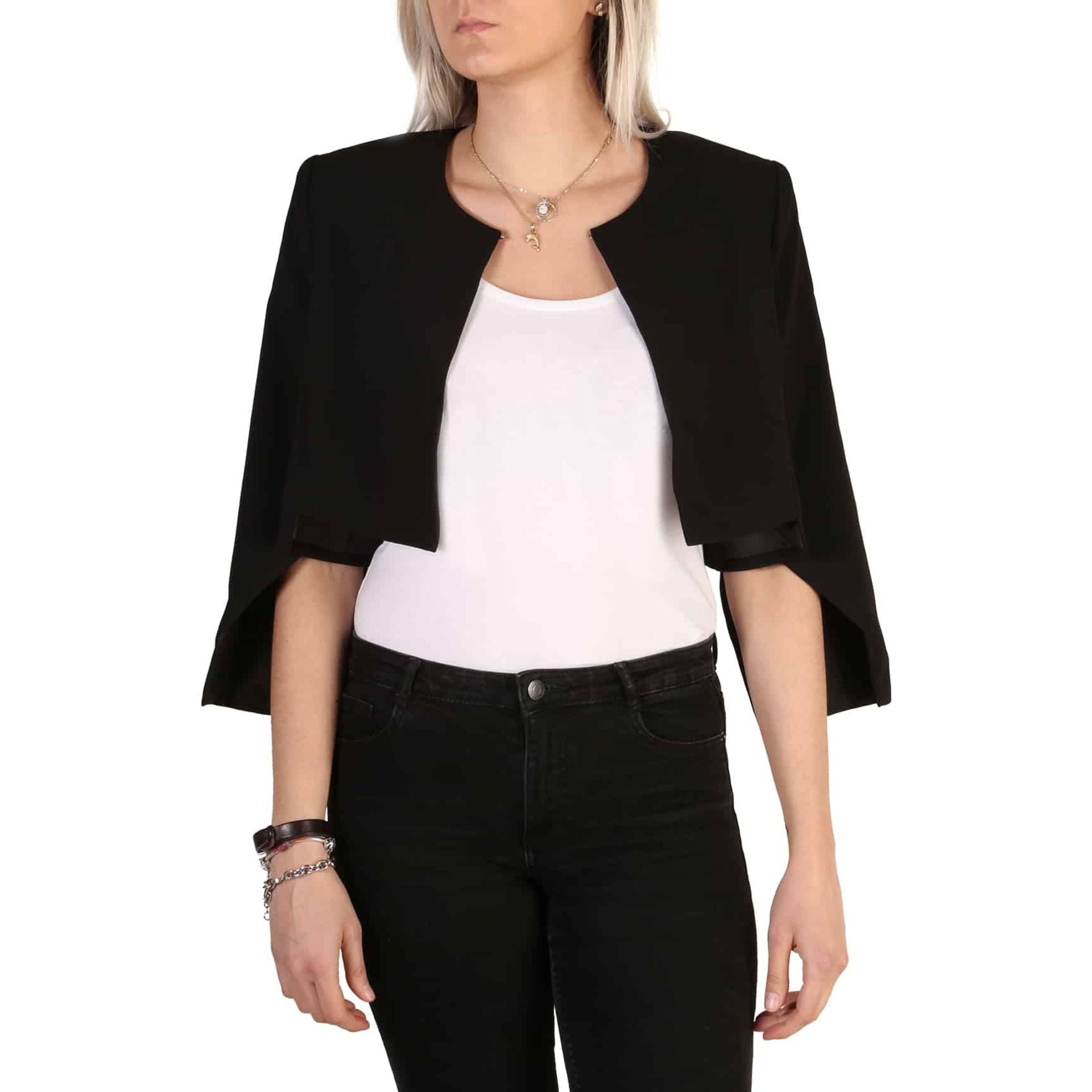 Дамско елегантно сако Women’s formal jacket Guess 72G306 8309Z A996 Black front view 2