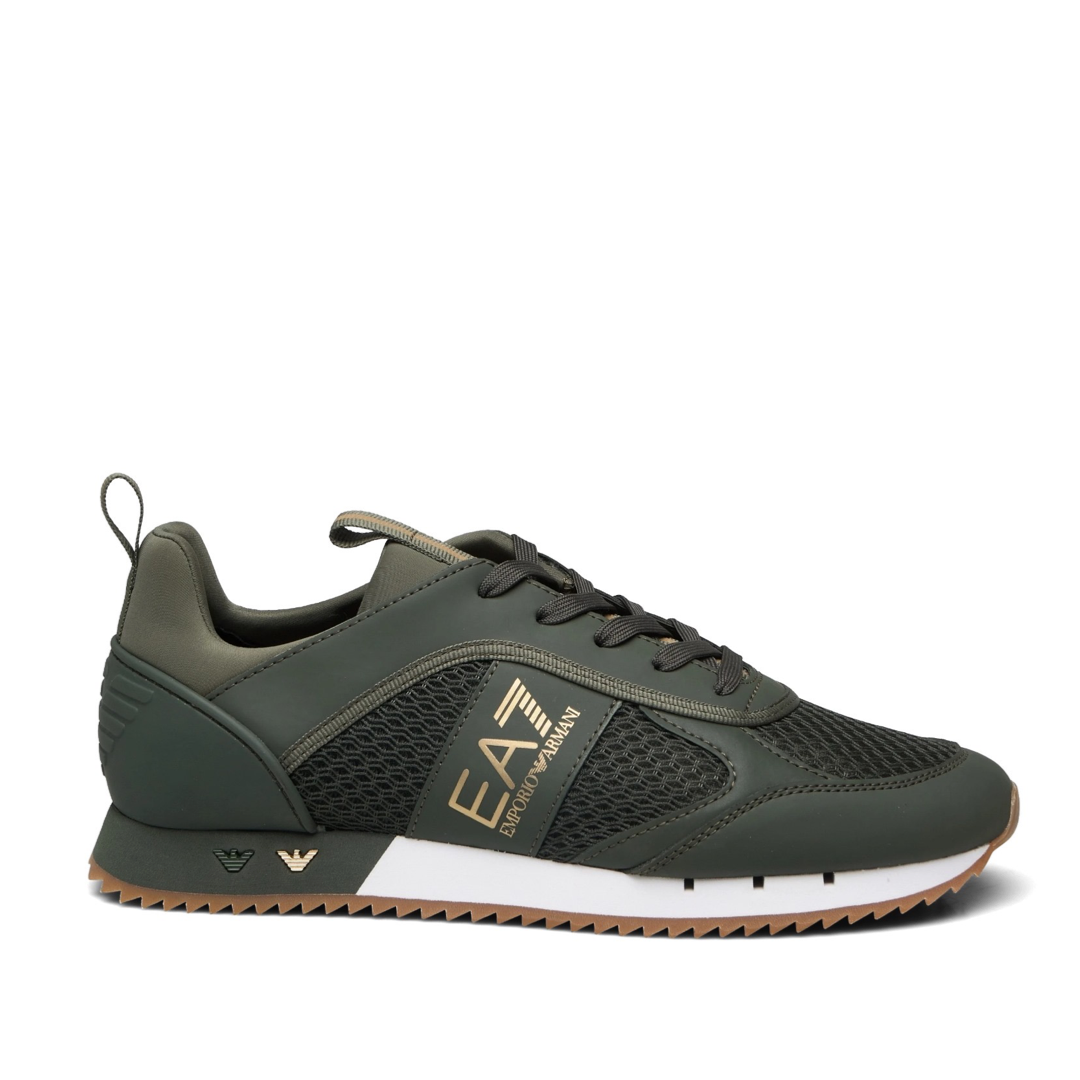 Мъжки маратонки сникърси EA7 Emporio Armani зелени X8X027 XK050 S855