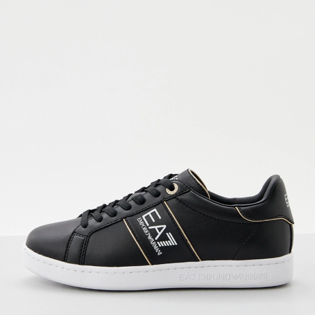 Мъжки кецове кожени EA7 Emporio Armani черни X8X102 XK346 M700