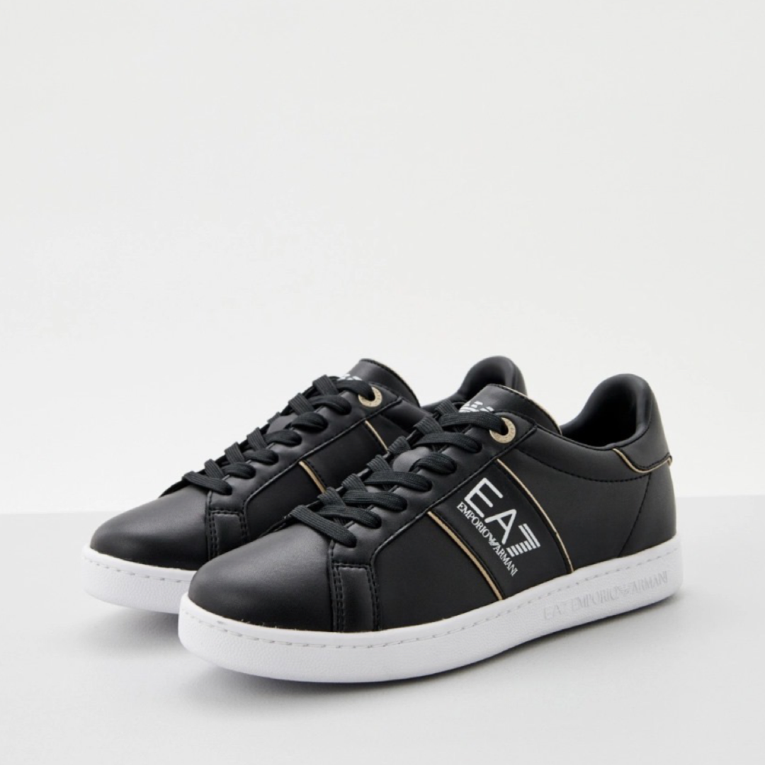 Мъжки кецове кожени EA7 Emporio Armani черни X8X102 XK346 M700