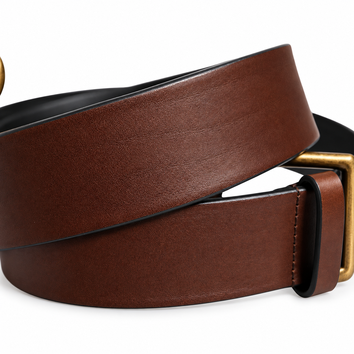 Men's belt Dolce & Gabbana SKU: BC4594 AW844 leather texture close up view