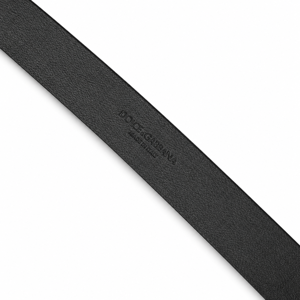 Men's belt Dolce & Gabbana SKU: BC4588 B5794 inner logo close up view