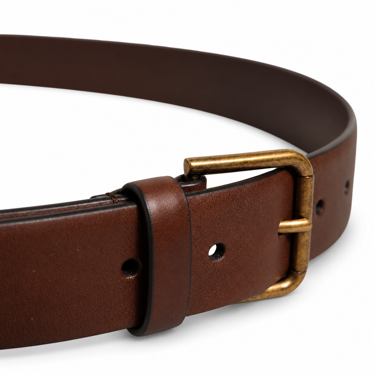 Men's belt Dolce & Gabbana SKU: BC4537 AW844 side buckle close-up