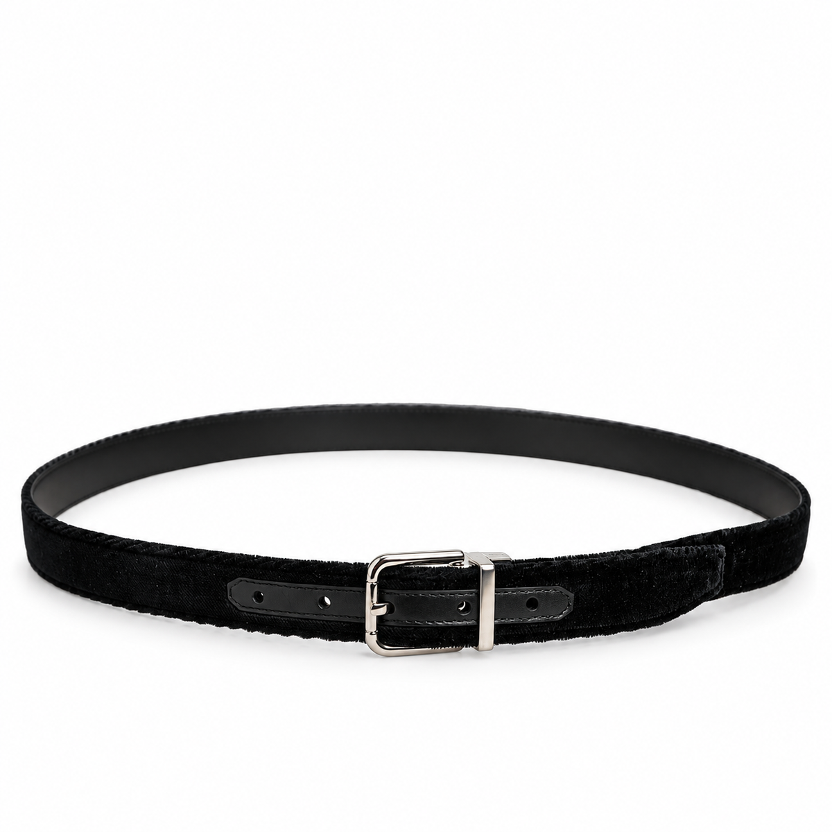 Men's belt Dolce & Gabbana SKU: BC4337 B6808 full length front view