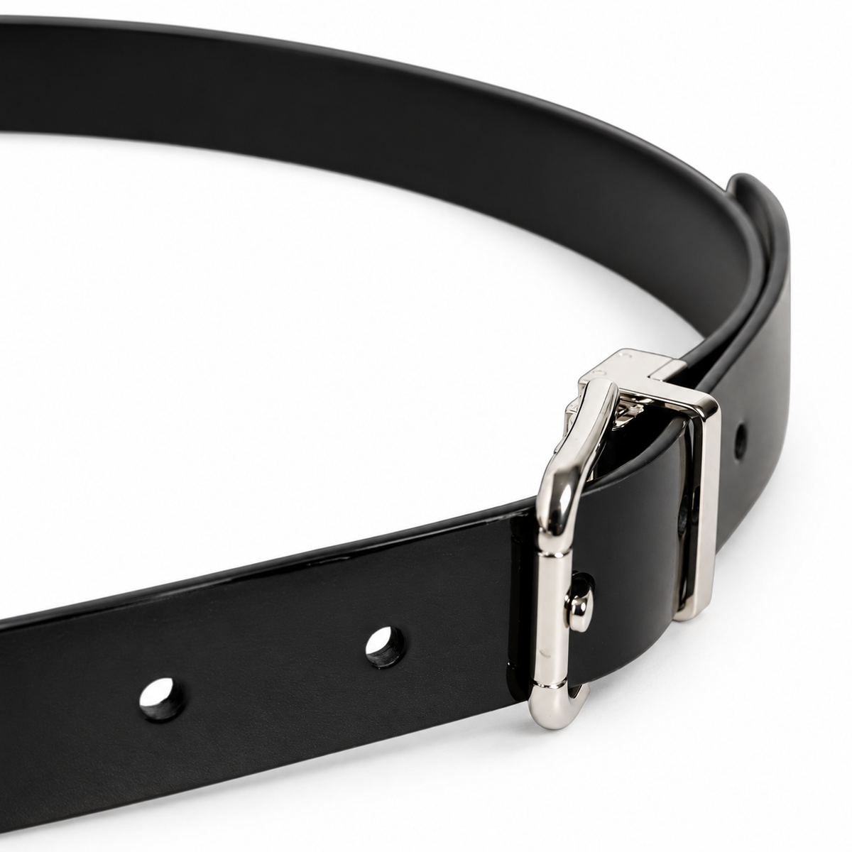 Men's belt Dolce & Gabbana SKU: BC006C A0022 80999 side buckle close-up