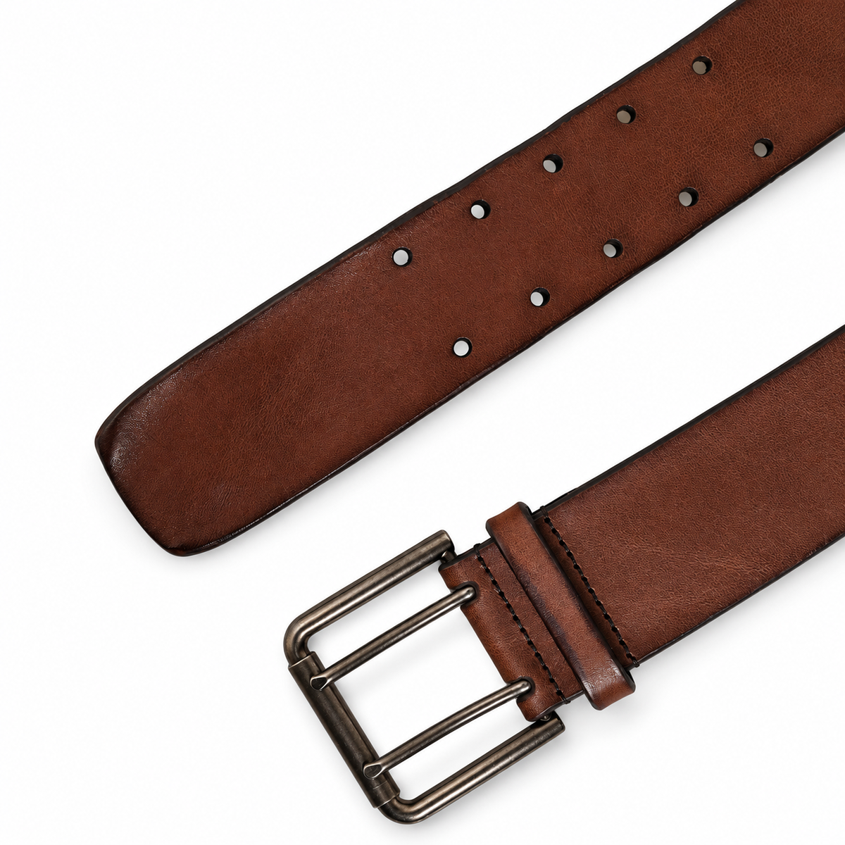 Men's belt Dolce & Gabbana SKU: BC4542 AW985 top view buckle and strap tip