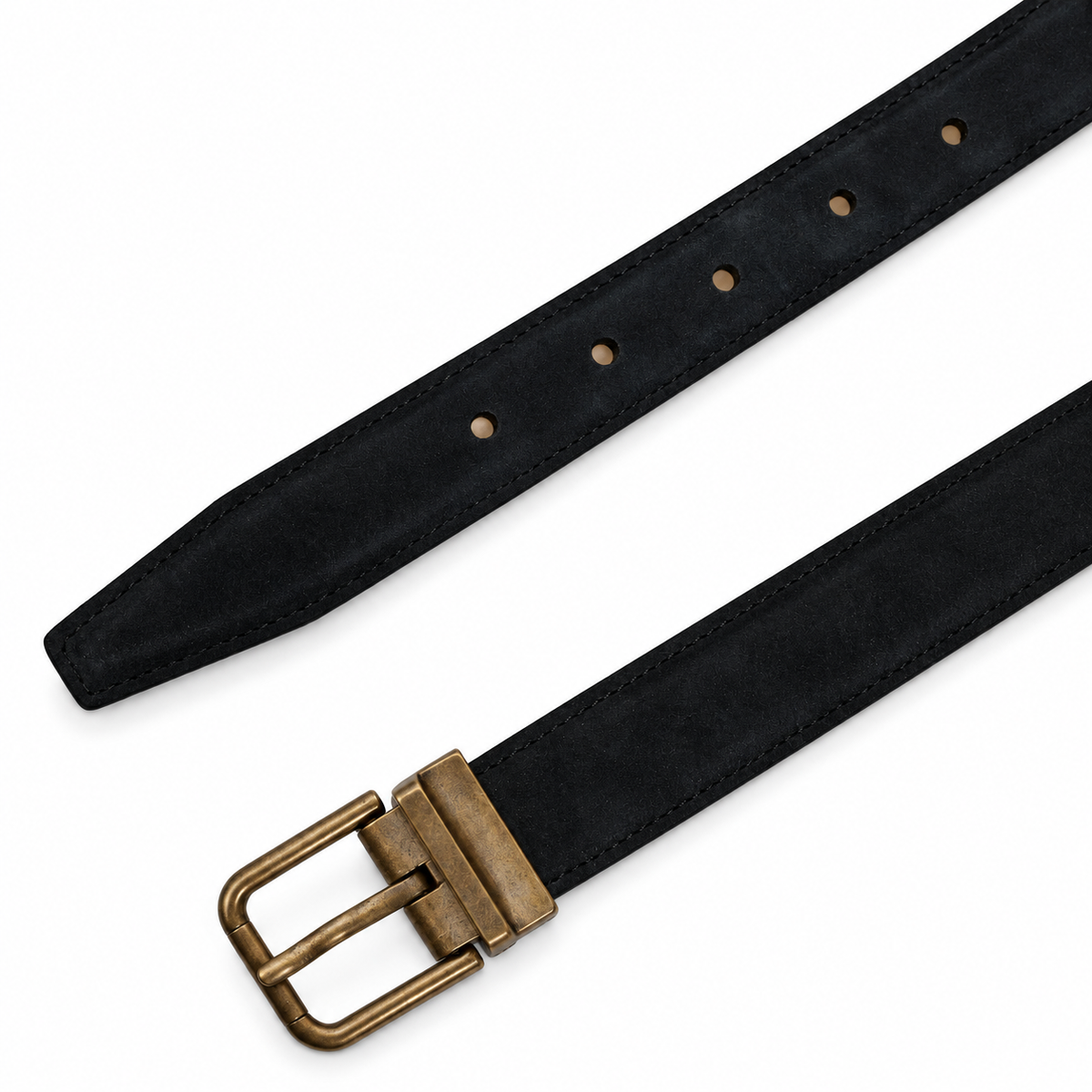 Men's belt Dolce & Gabbana SKU: BC3614 AC575 top view buckle and strap tip