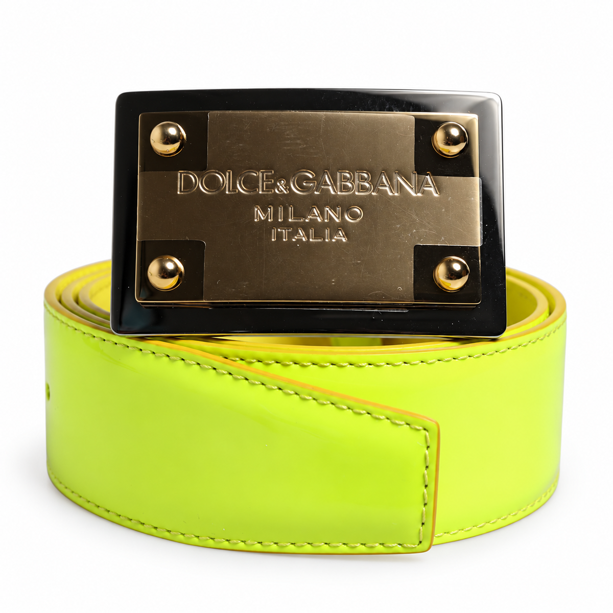 Men's belt Dolce & Gabbana SKU: BC4676 AQ795 - front view