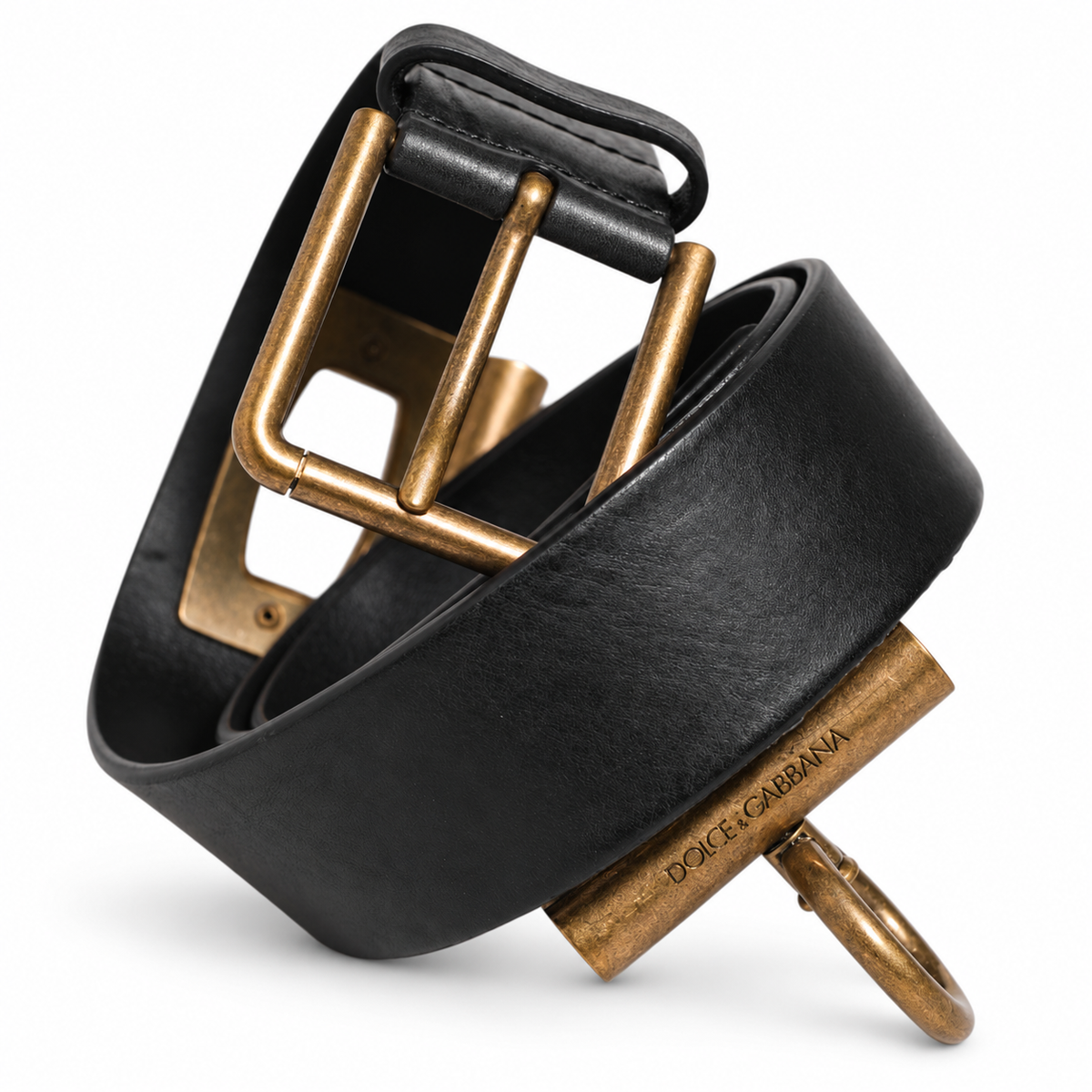 Men's belt Dolce & Gabbana SKU: BC4594 AV480 - front view