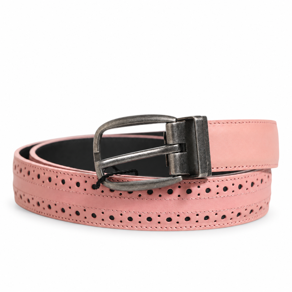 Men's belt Dolce & Gabbana SKU: BC4088 AC621 - front coiled view