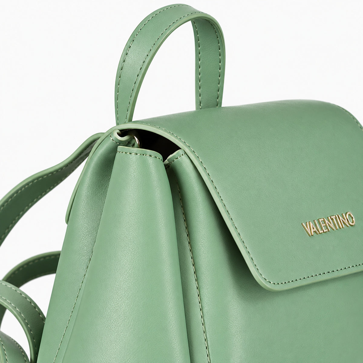 Women's backpack Mario Valentino Clio Re VBS9OG20 handle and hardware detail view