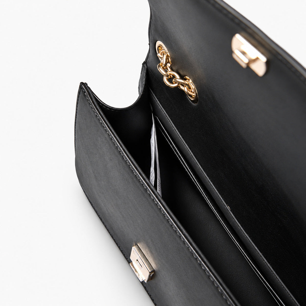 Women's crossbody bag Mario Valentino Brass VBS8G609 interior view