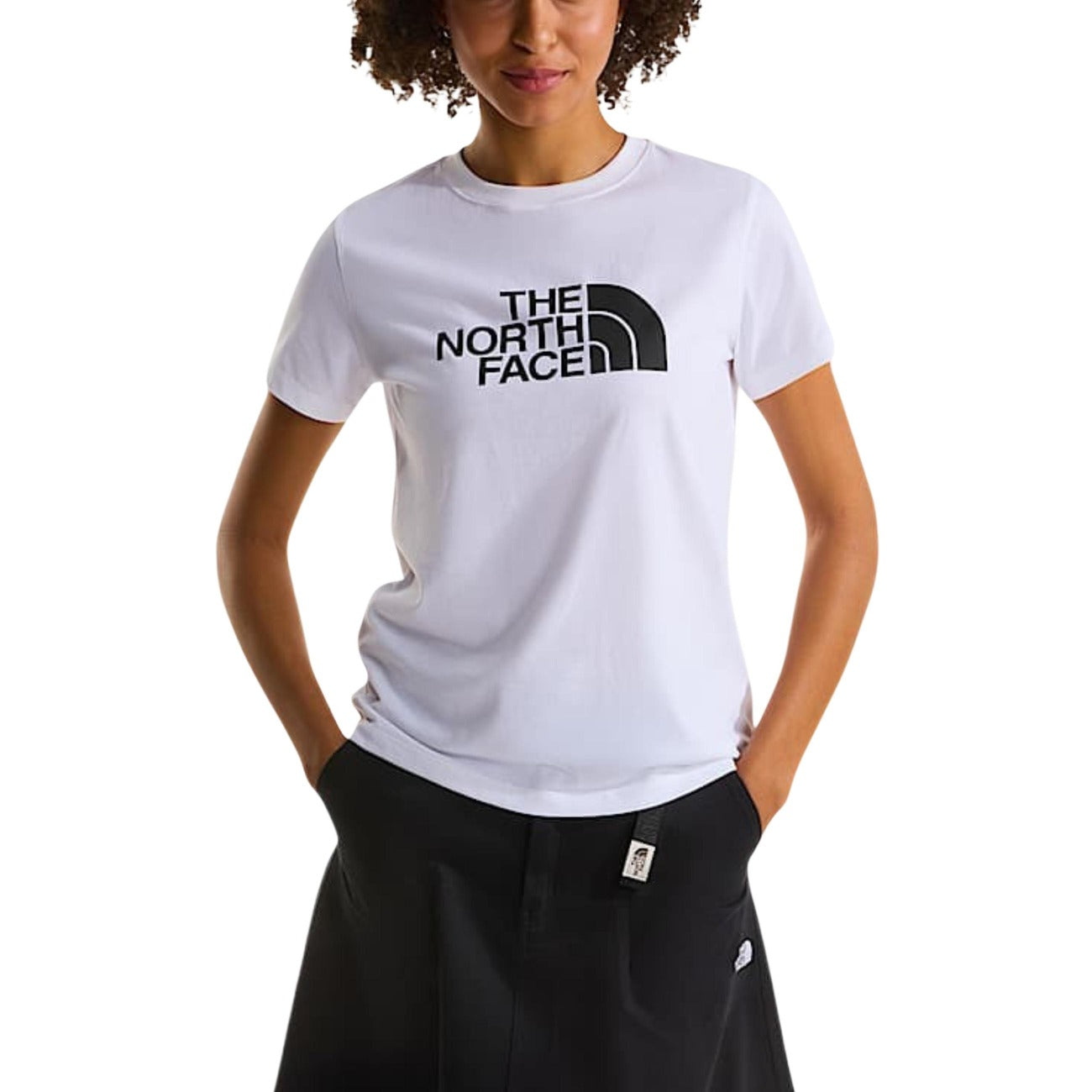 Дамска бяла тениска The North Face Women T-shirt NF0A8FX6 Front View