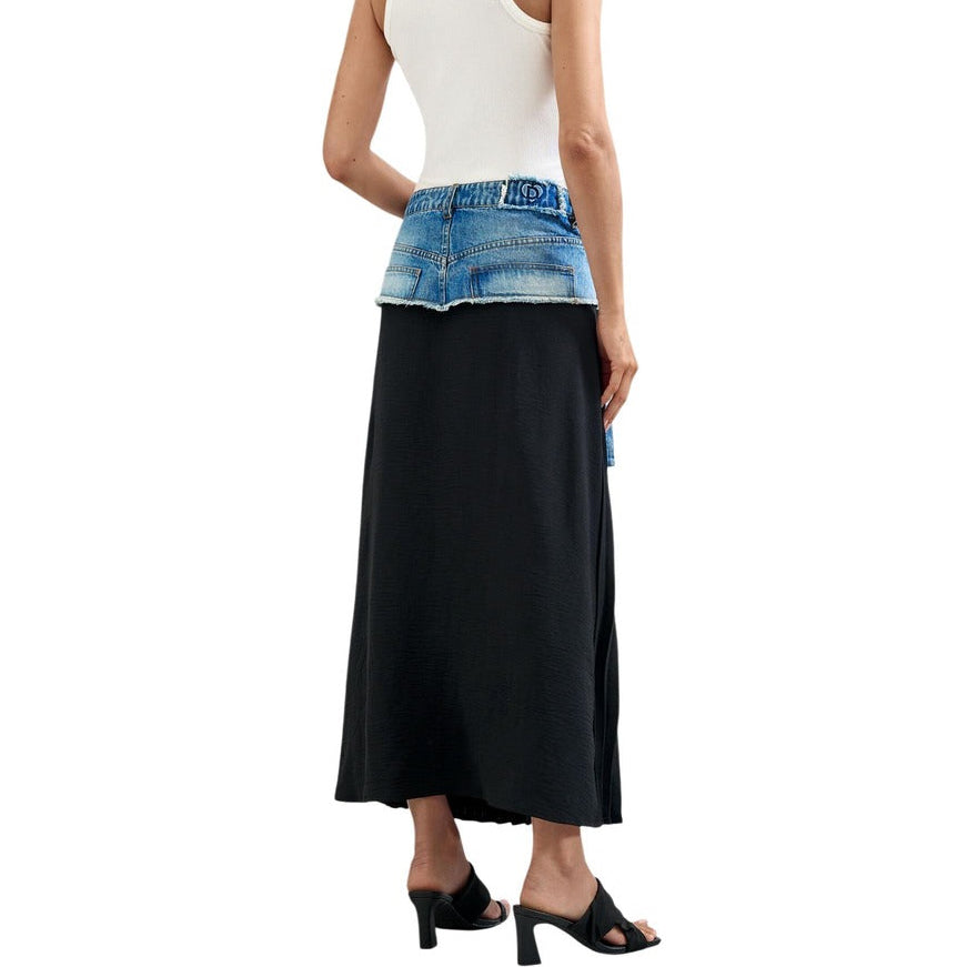 Дамска пола Desigual women’s skirt 26WWFD01 5053 Back view