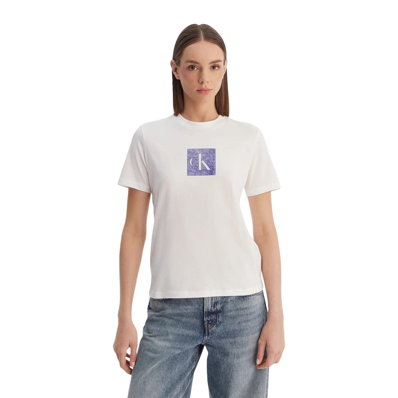 Дамска тениска Calvin Klein Jeans Women T-shirt LV047F819G YAF Front View