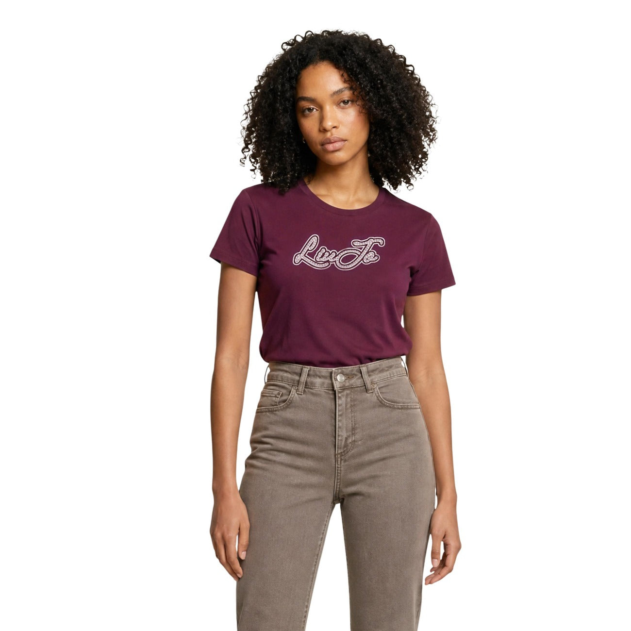 Дамска тениска Liu Jo Women T-shirt TF6283 JS923 Front View