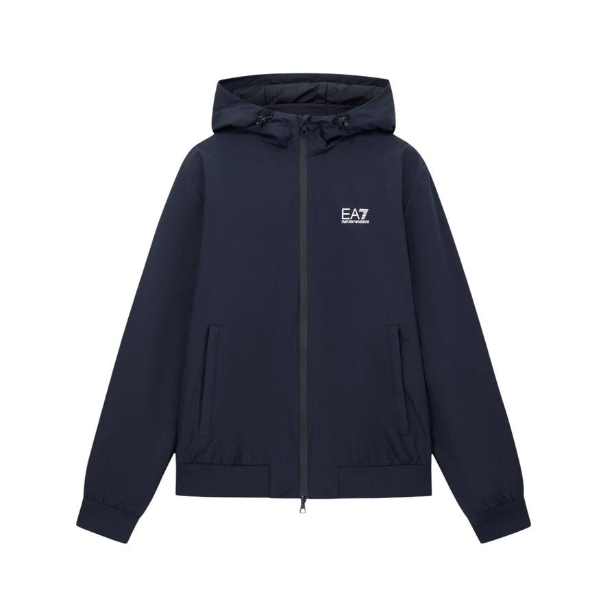 Мъжко синьо яке EA7 Emporio Armani Men Jacket 8NPB21 PNFZZ 1562 Front View