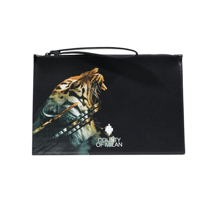 Мъжка клъч чанта County Of Milan Marcelo Burlon Men Clutch Bag COMAS260337 Front View