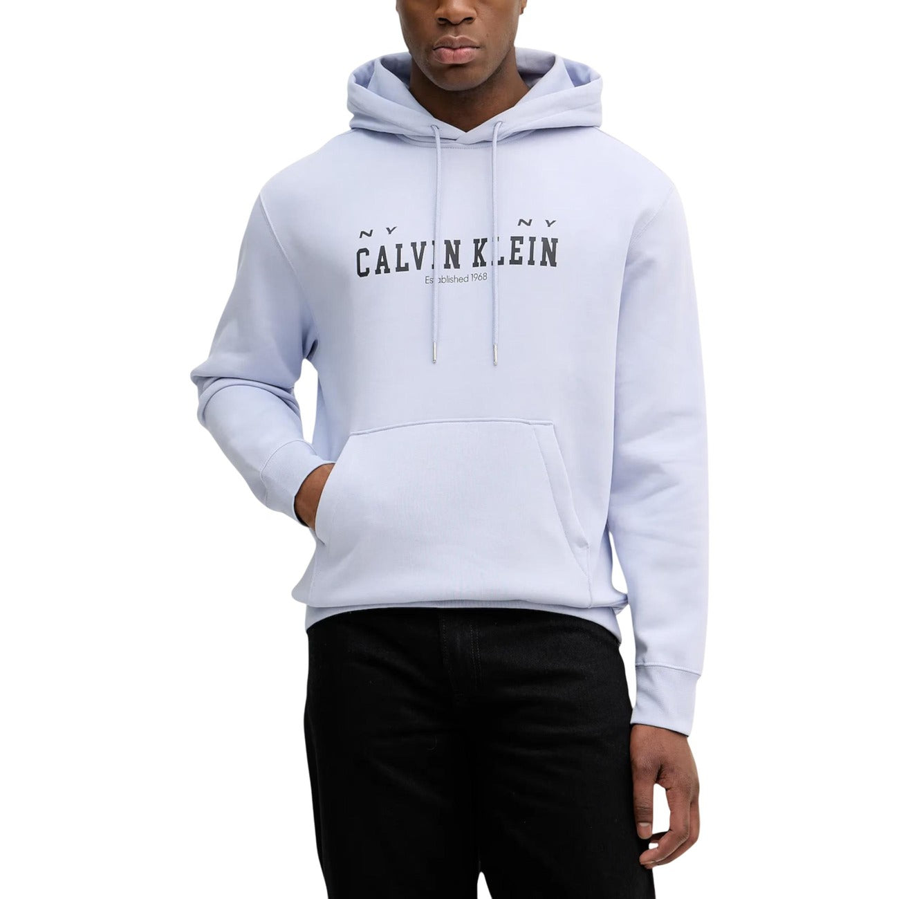 Мъжко синьо худи Calvin Klein Jeans Men Hoodie LV04RE251G Front View