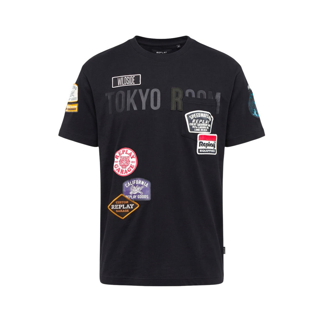 Мъжка тениска Replay Men T-shirt M13MA.000.7242KW-C098 Front View