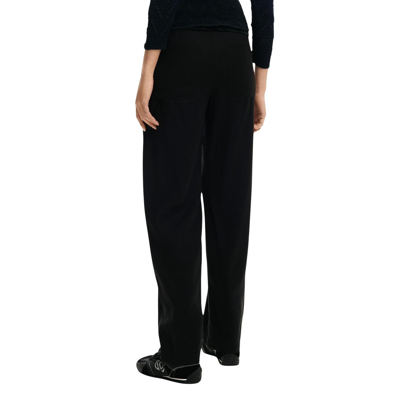 Дамски панталон Desigual Women Trousers 26SWPW07 2000 Back View