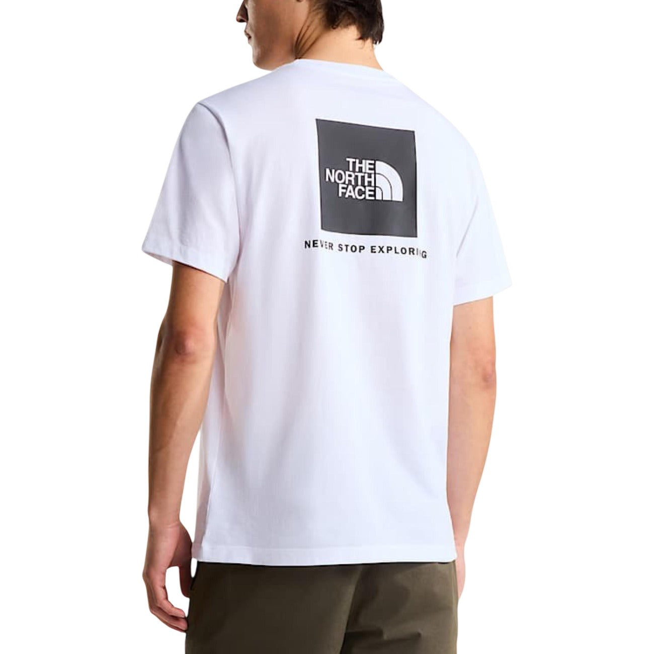 Дамска бяла тениска The North Face Women T-shirt NF0A8B6K Back View