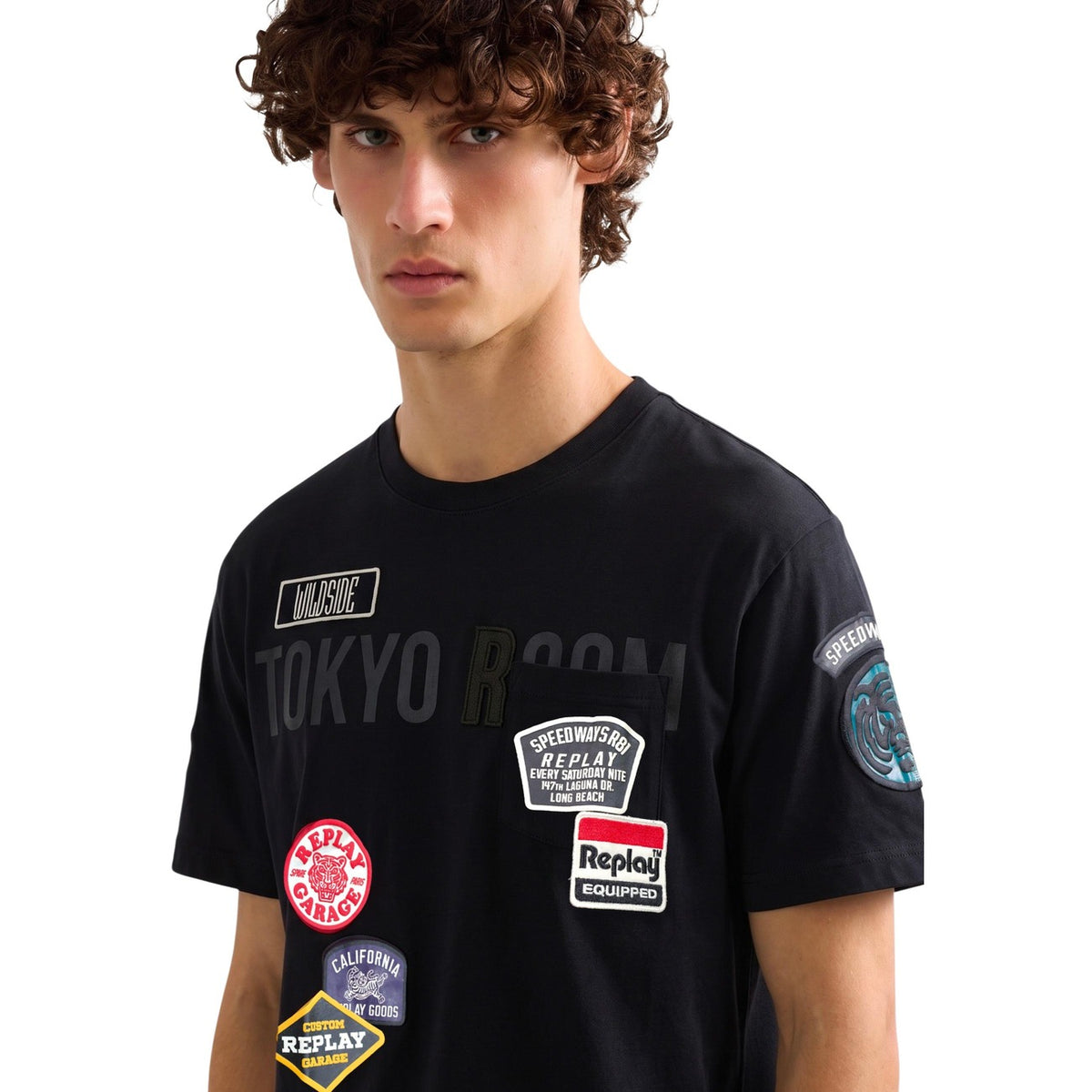 Мъжка тениска Replay Men T-shirt M13MA.000.7242KW-C098 Close-Up