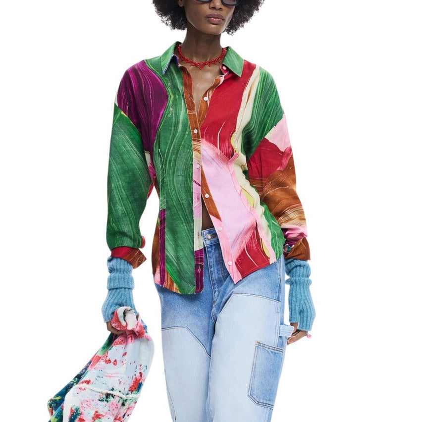 Дамска риза Desigual women’s shirt 26SWCWX4 9019 Model view
