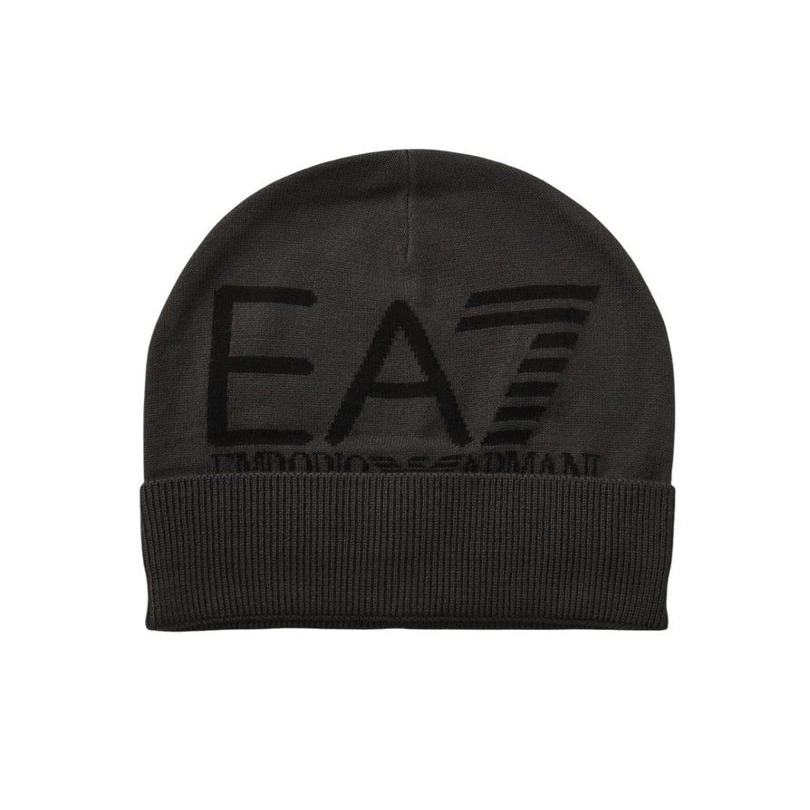 Мъжка зимна шапка EA7 Emporio Armani Men Winter Hat 7X000006 AF11994 S8117 Front View