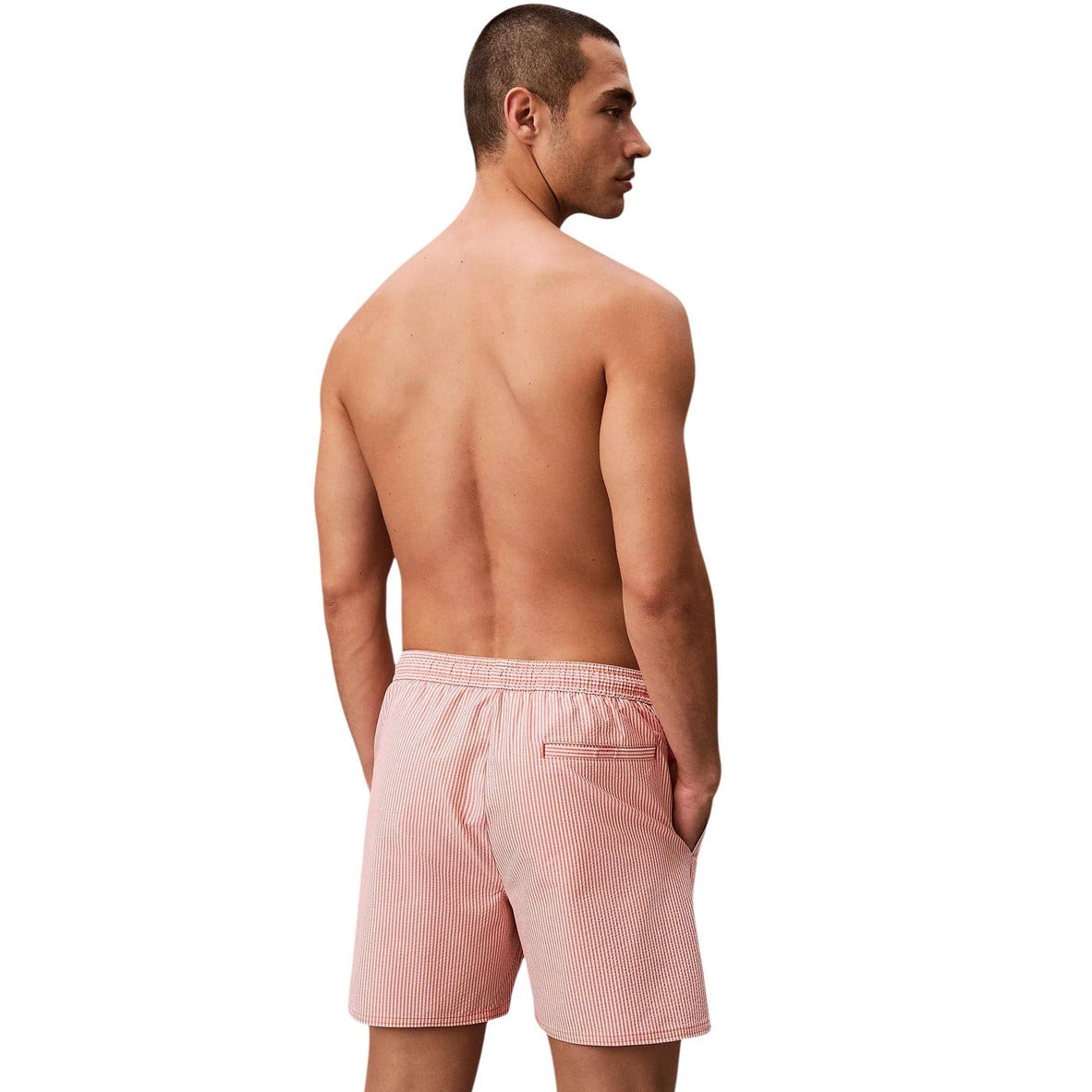 Мъжки бански Calvin Klein Jeans Men Swimwear LV00N61040 3TP Back View
