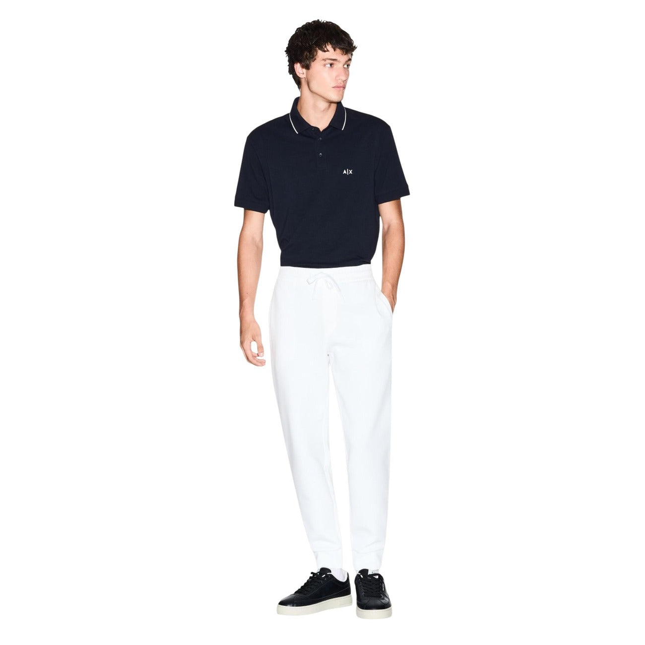 Мъжка поло тениска Armani Exchange Men Polo XM001289 AF10363 UB101 Front View