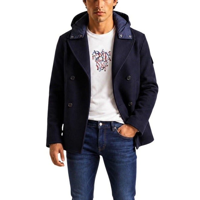 Мъжко палто Armani Exchange men’s coat XM003363 AF27251 UB101 Inside view