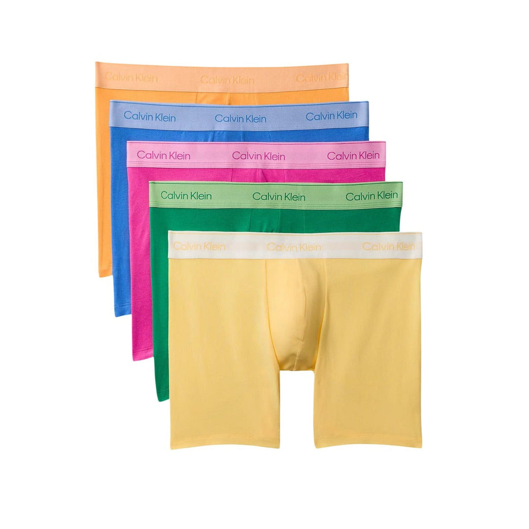 Мъжки боксерки Calvin Klein Men 5-pack Boxers LV00NB4551 4WI Front View