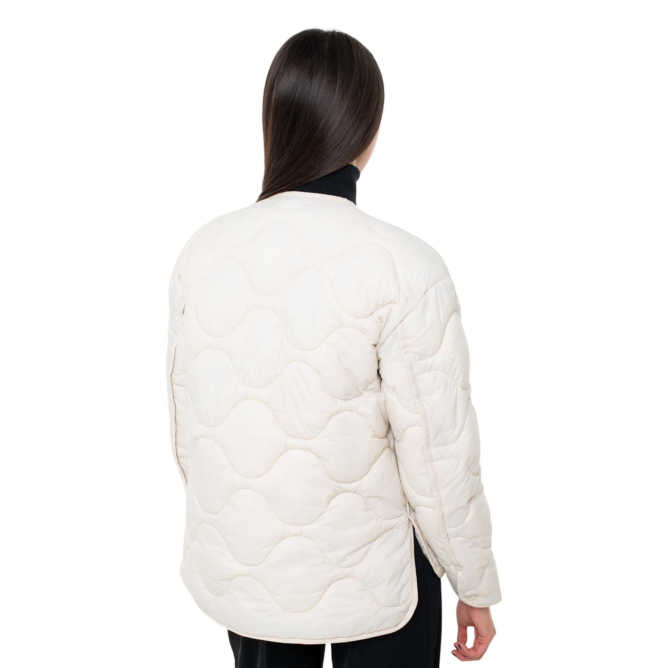 Дамско бяло яке Calvin Klein Jeans Women Jacket LV047C520G Back View