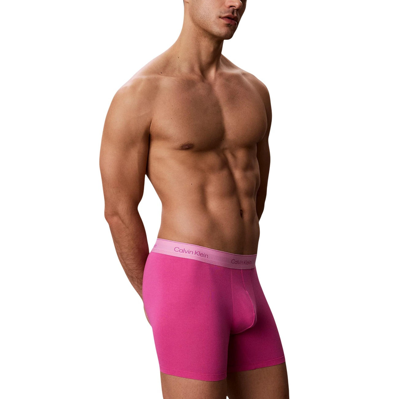 Мъжки боксерки Calvin Klein Men 5-pack Boxers LV00NB4551 4WI Model Side View